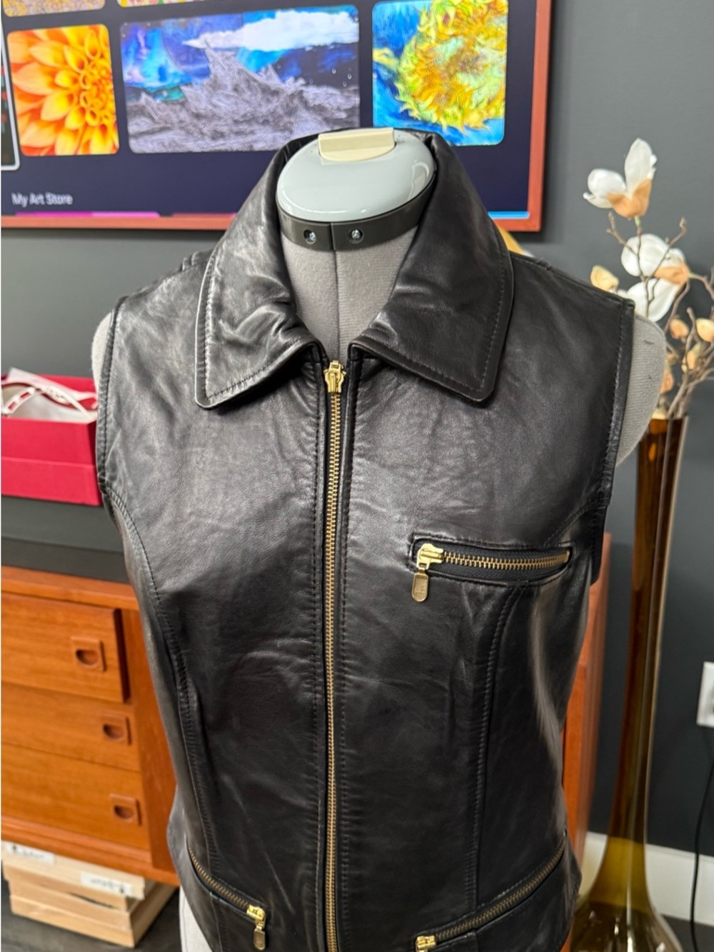 Attitude PEGABO Black Leather Jacket - P/S